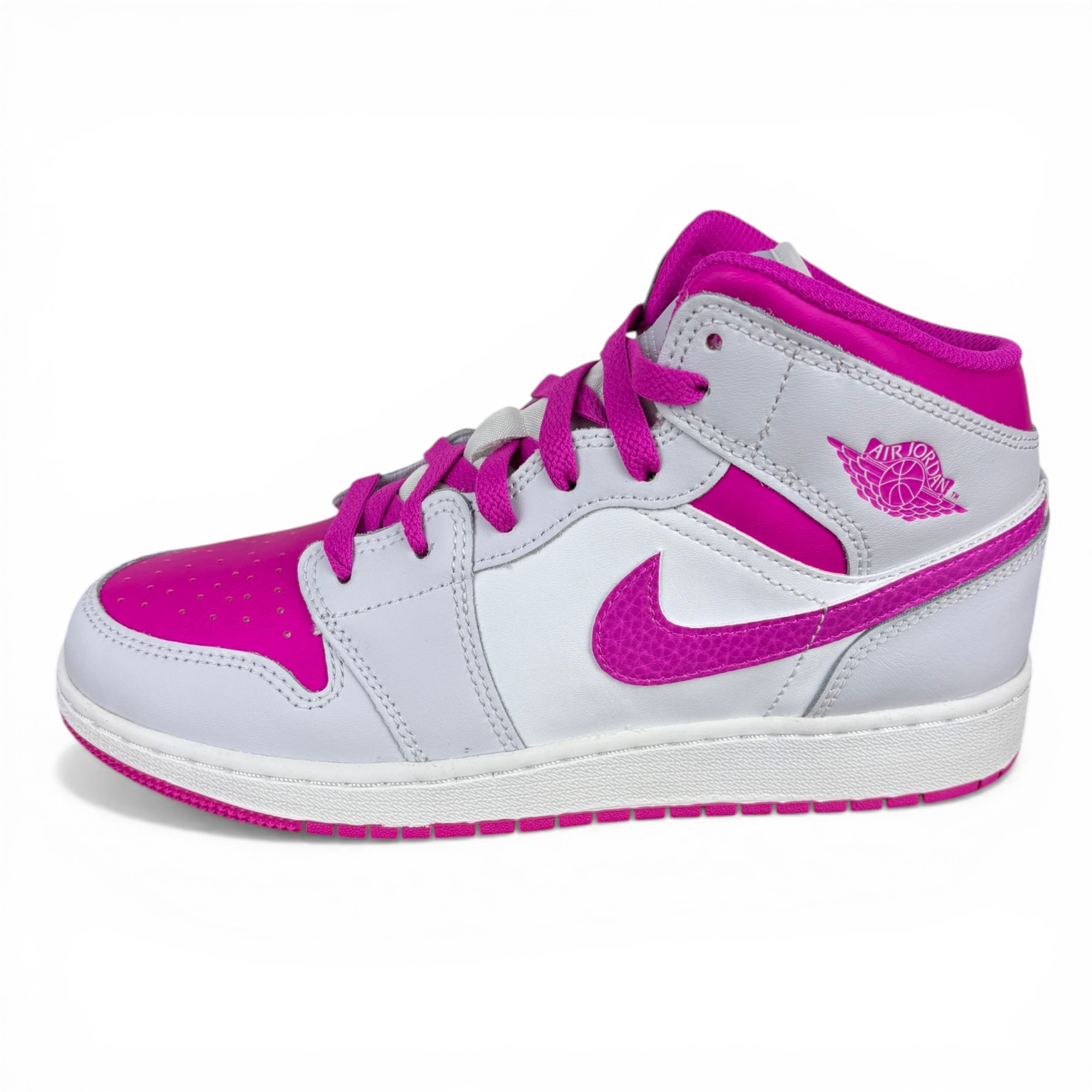 Nike Jordan 1 Mid Fire Pink Gs