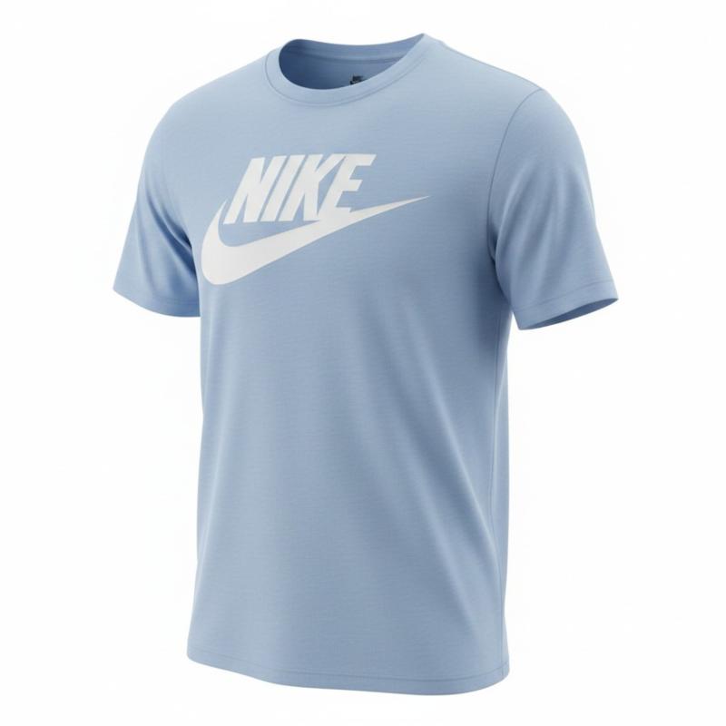 Nike Sportswear  Kék Pamut Férfi Póló