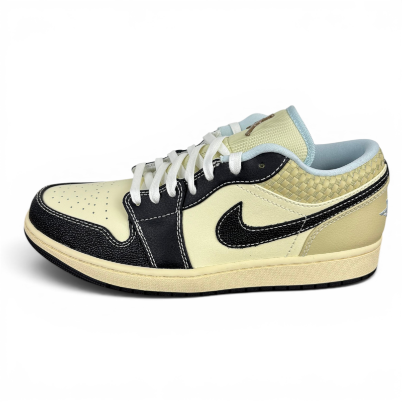 Nike Jordan 1 Low Coconut Milk Black Muslin