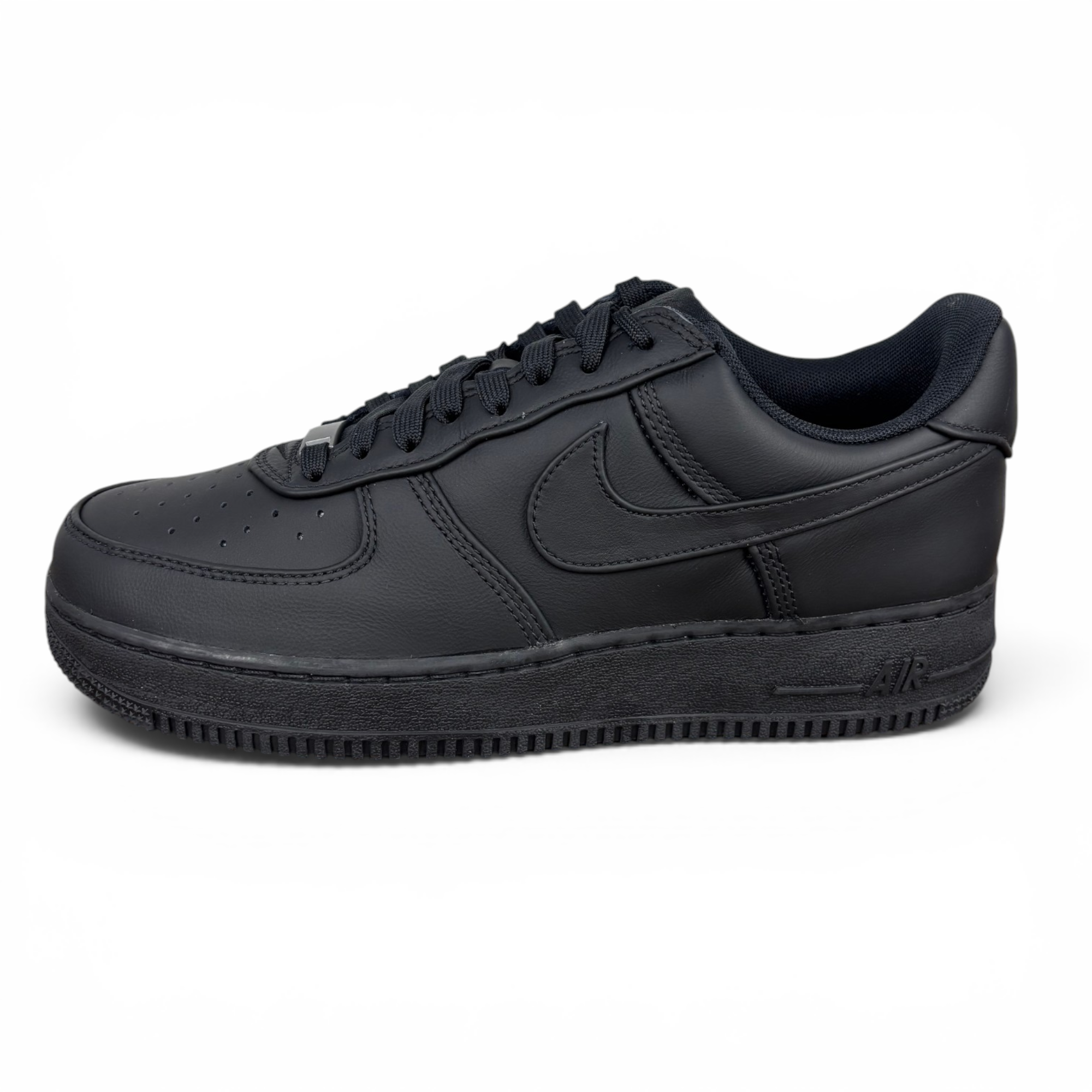 Nike Air Force 1 Low Retro Premium Triple Black Badgeless