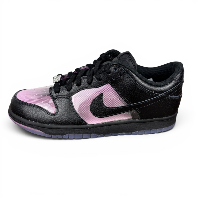Nike Dunk Low Transparent Black Pink Rise